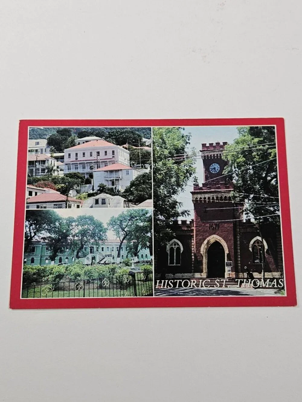 Historic Buildings of St Thomas Virgin Islands Postcard